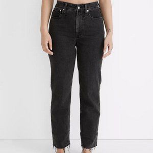 Madewell Curvy Perfect Vintage Straight Jean in Lunar Wash 27
